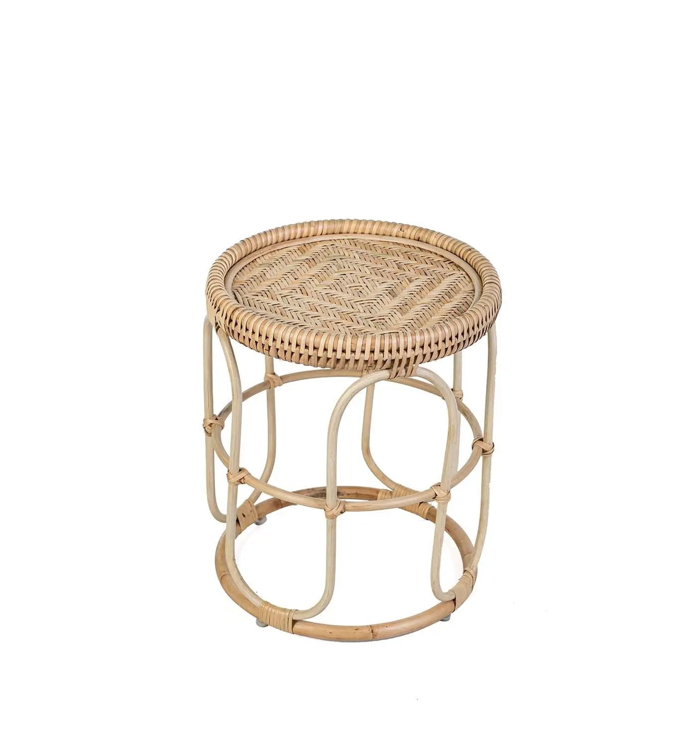 TOSCANA Rattan Coffee Table Ø40 cm | Natural Boho Style