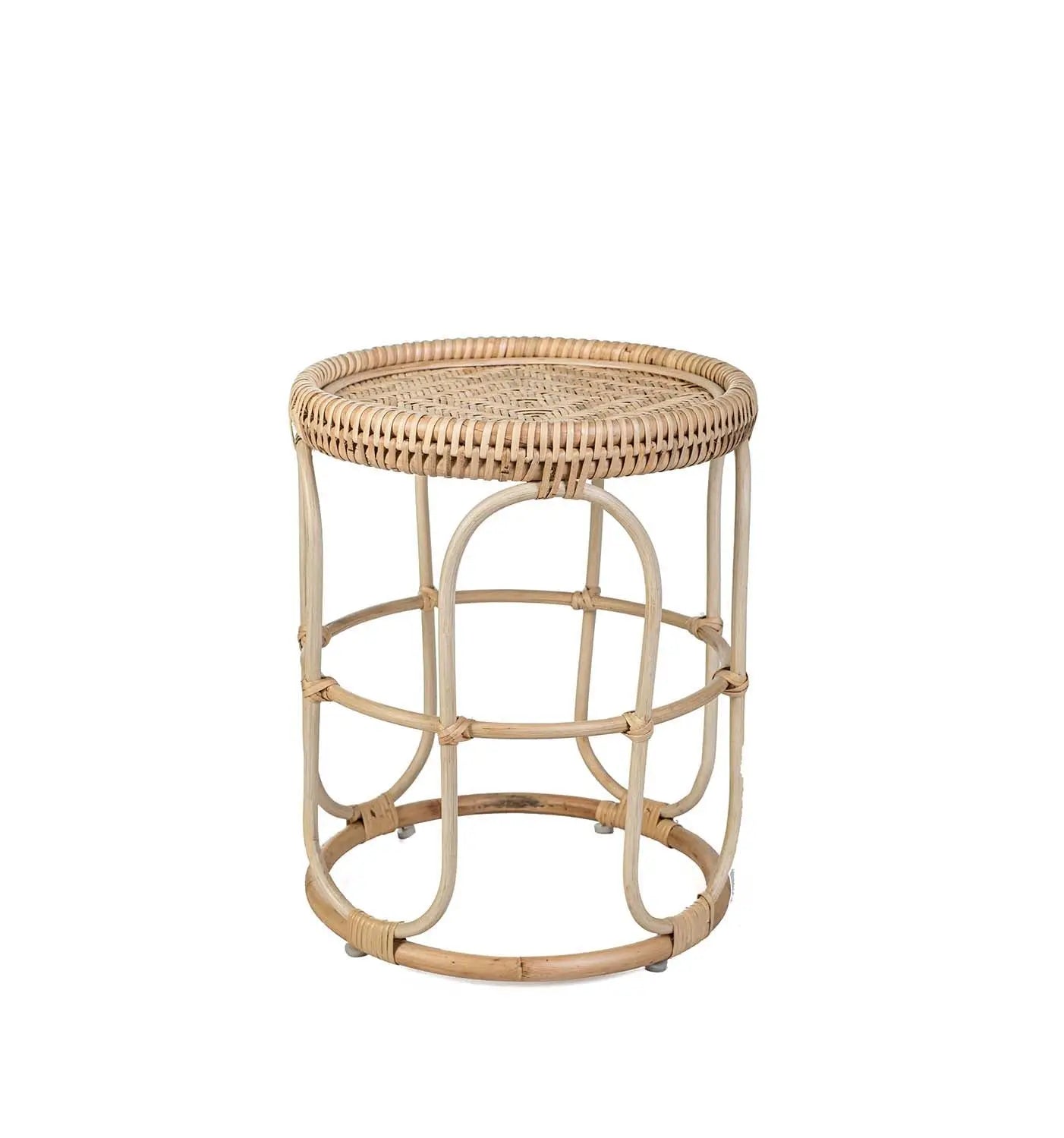 TOSCANA Rattan Coffee Table Ø40 cm | Natural Boho Style