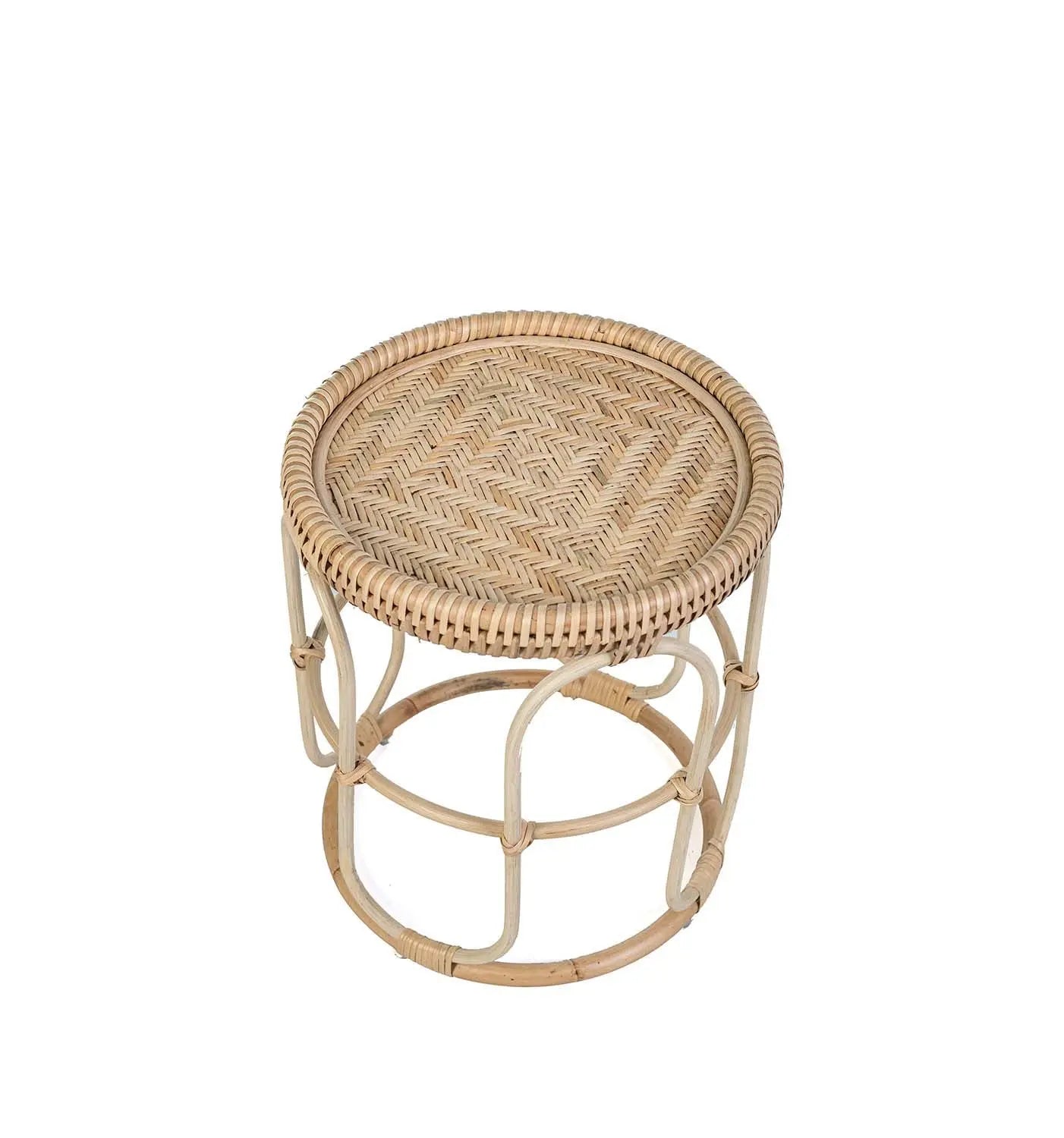 TOSCANA Rattan Coffee Table Ø40 cm | Natural Boho Style