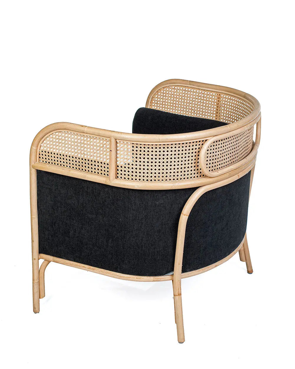 BELLA Solo Rattan Sofa Black | Boho Living Chair