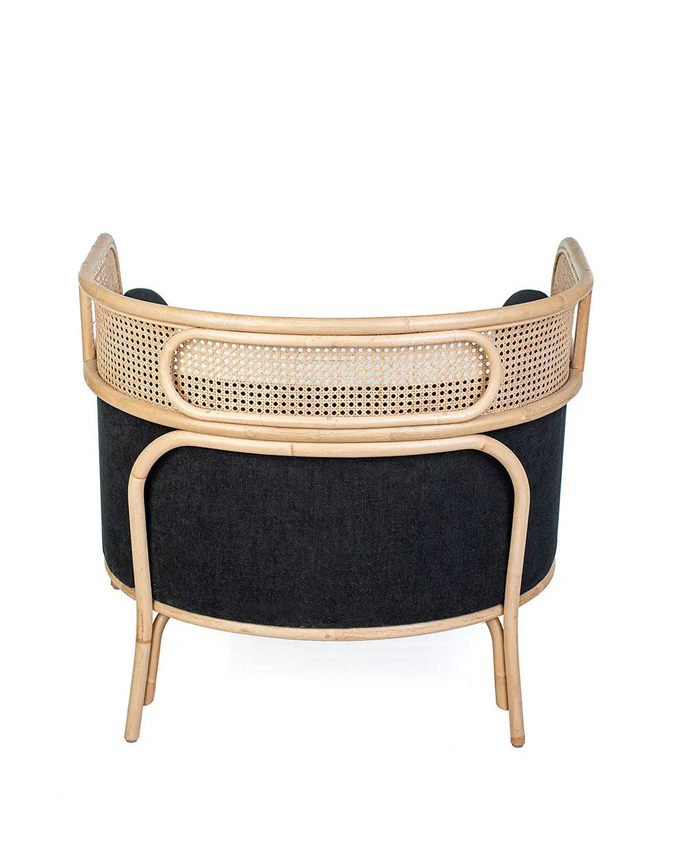 BELLA Solo Rattan Sofa Black | Boho Living Chair