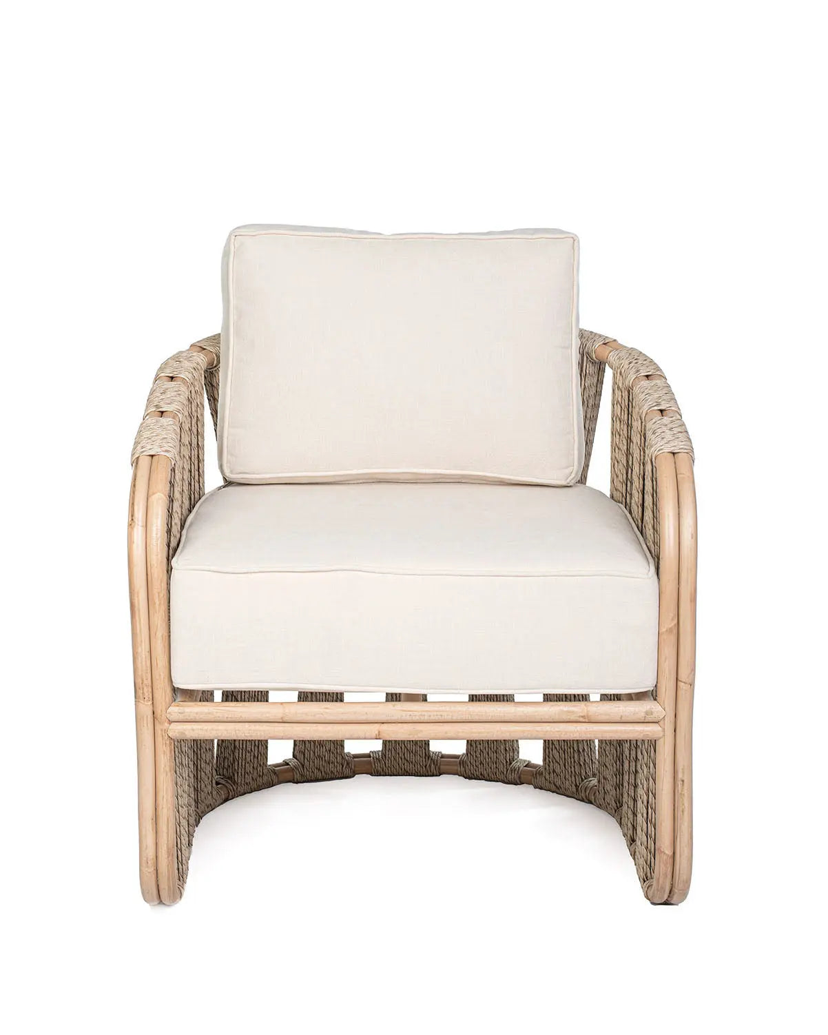 TAYO Solo Rattan Sofa | Boho-Rustic Living Chair