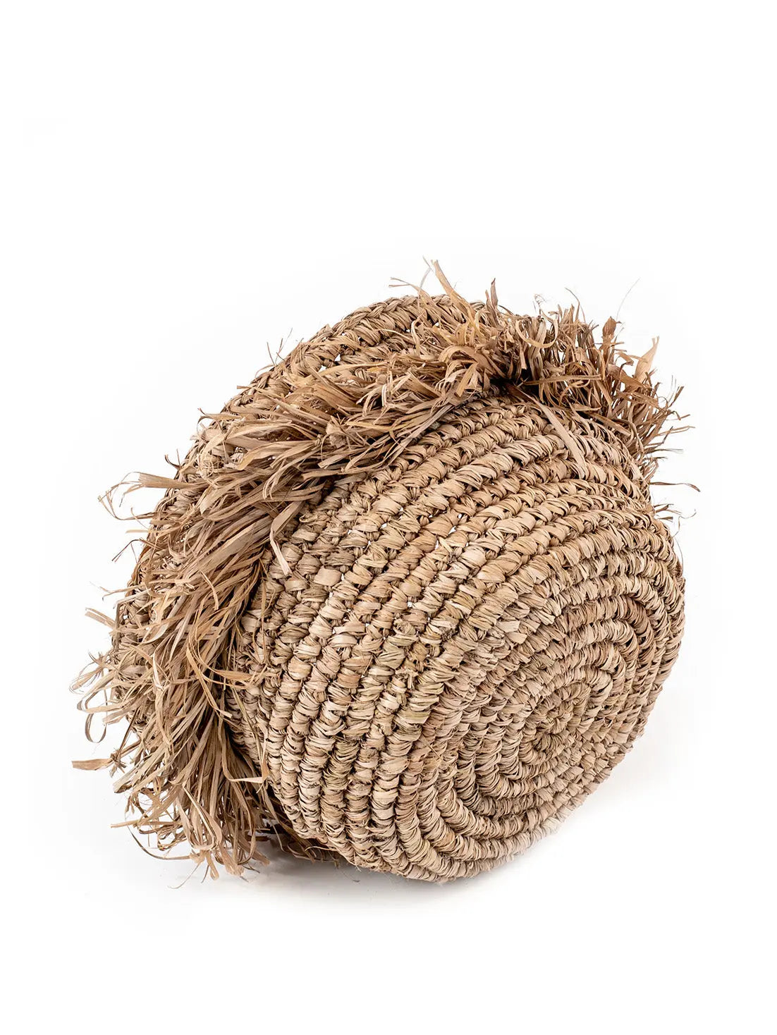 ARUNA Raffia Woven Basket Ø27 cm | Artisan Home Storage