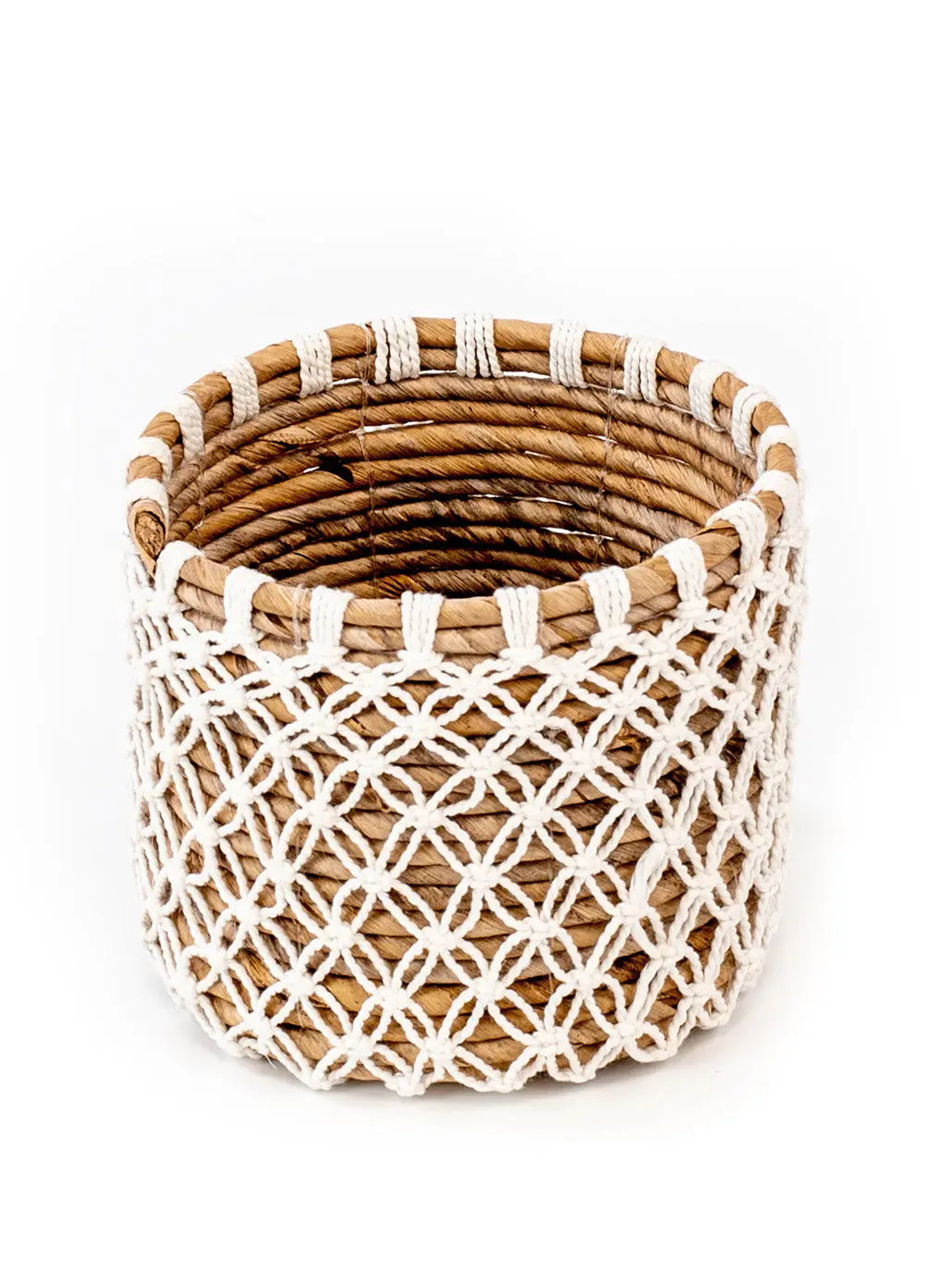 SHALA Woven Small Baskets Ø13 & 16 cm | Handcrafted Storage Set