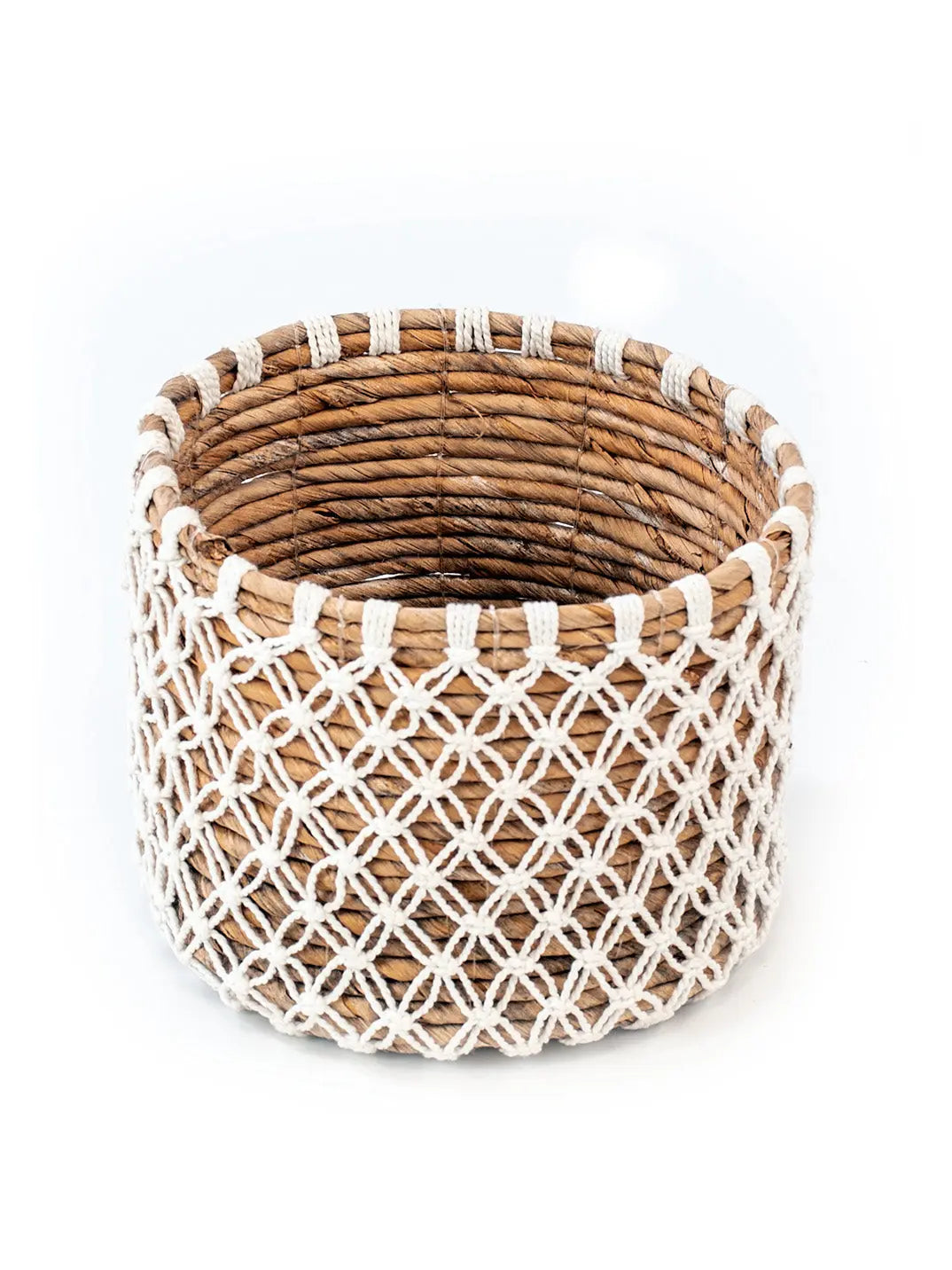 SHALA Woven Small Baskets Ø13 & 16 cm | Handcrafted Storage Set
