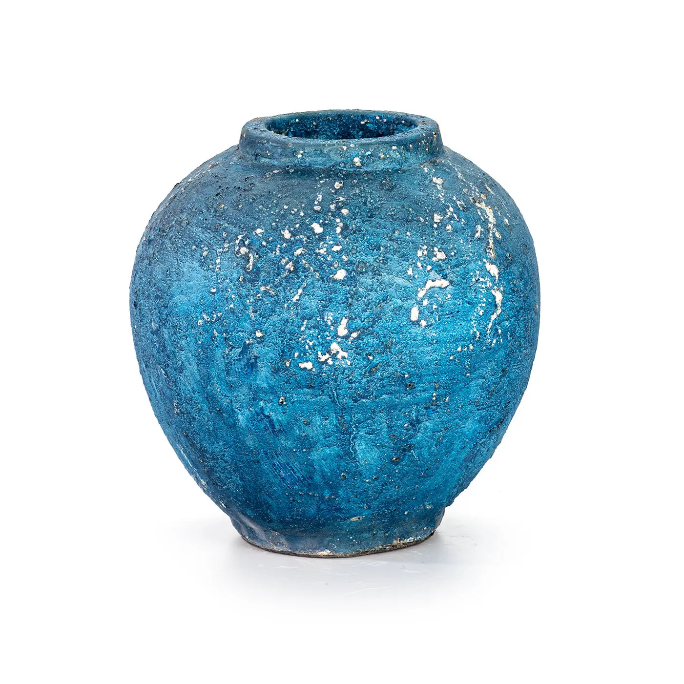 EFFE Blue Ceramic Vase Set 3 Pieces | Handcrafted Decorative Accents