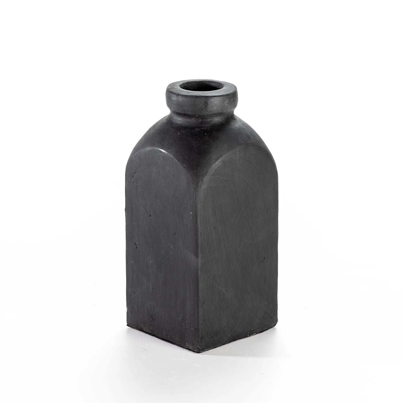 NERO Black Ceramic Vase Set 3 Pieces | Handcrafted Modern Decor