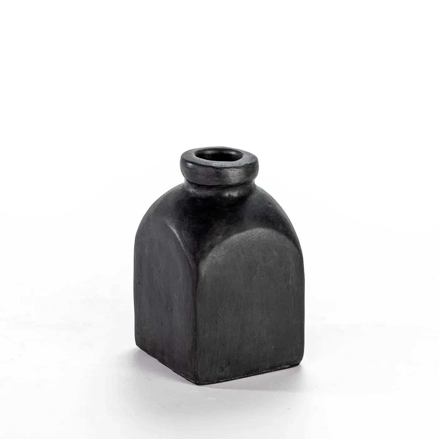 NERO Black Ceramic Vase Set 3 Pieces | Handcrafted Modern Decor