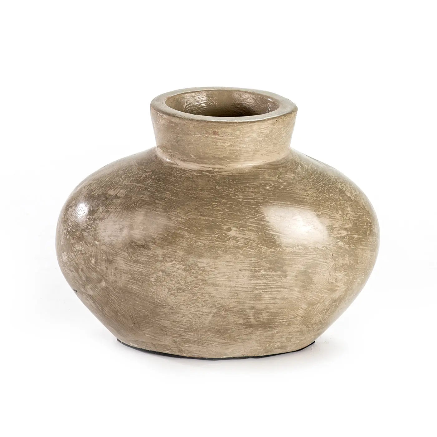RITMO Beige Ceramic Vase Set 3 Pieces | Ethnic-Inspired