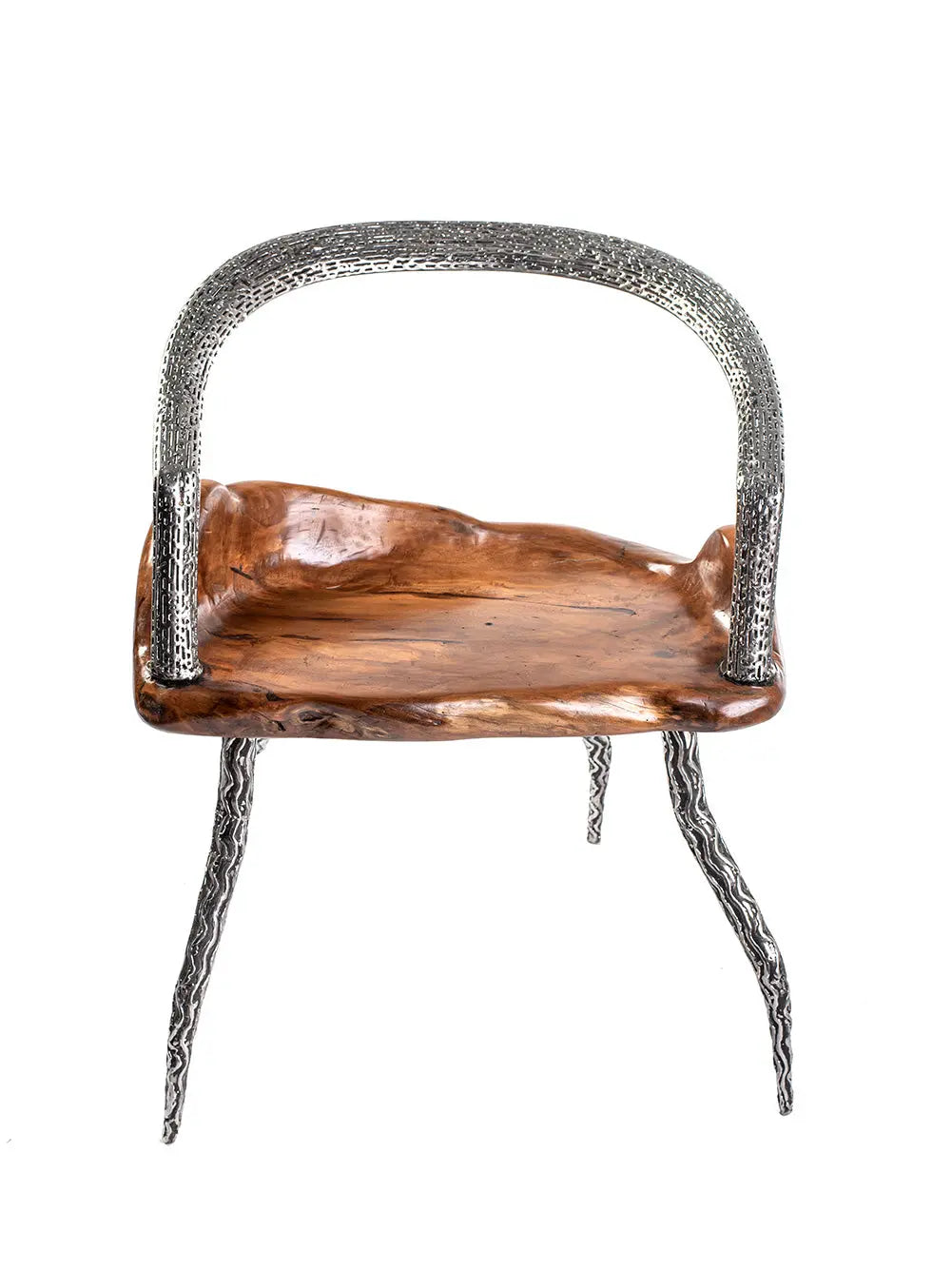 BALI Designer Art Chair | Handcrafted Glossy Finish Seat