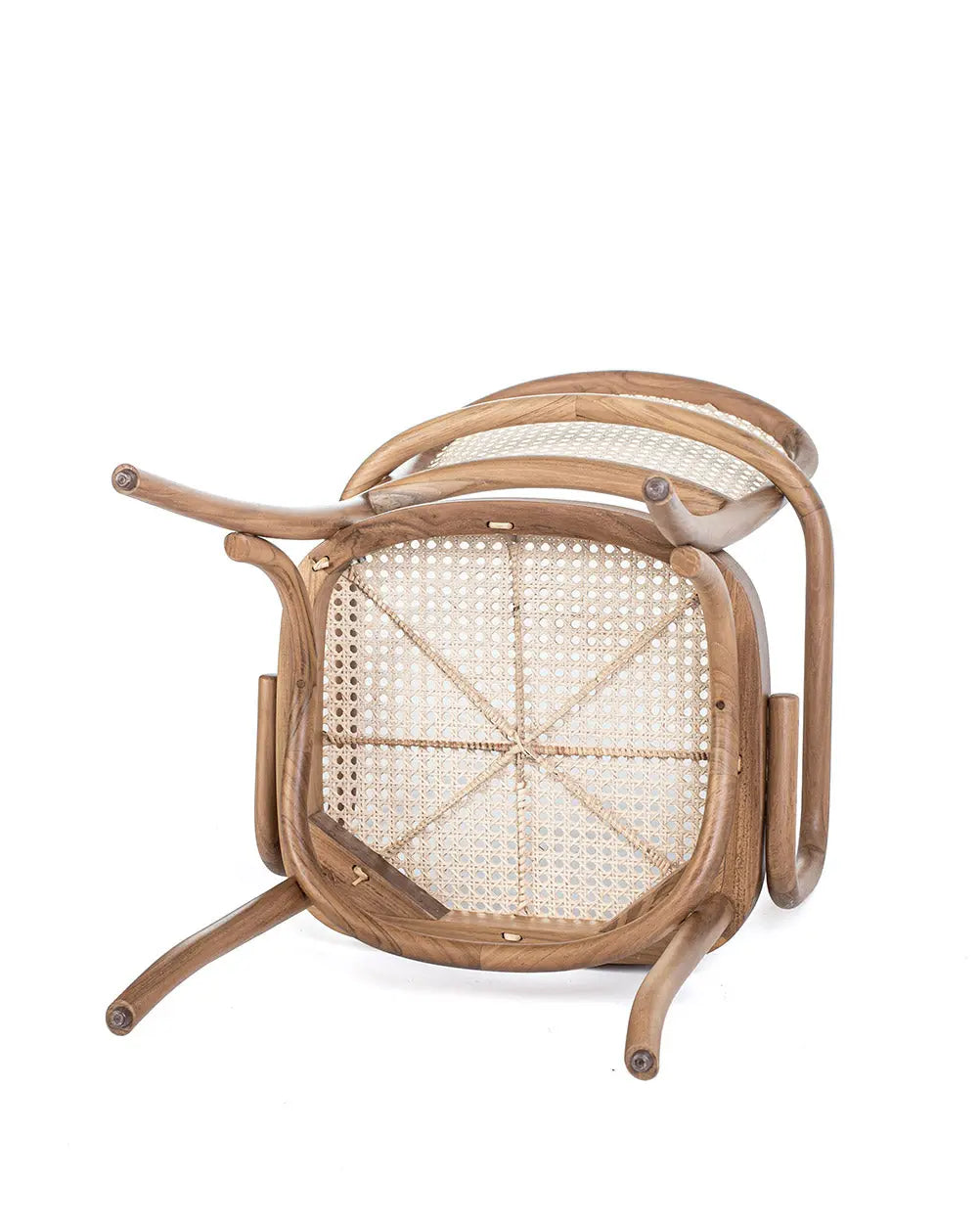 NAKAL Teak & Rattan Dining Chair | Boho Elegant Seating