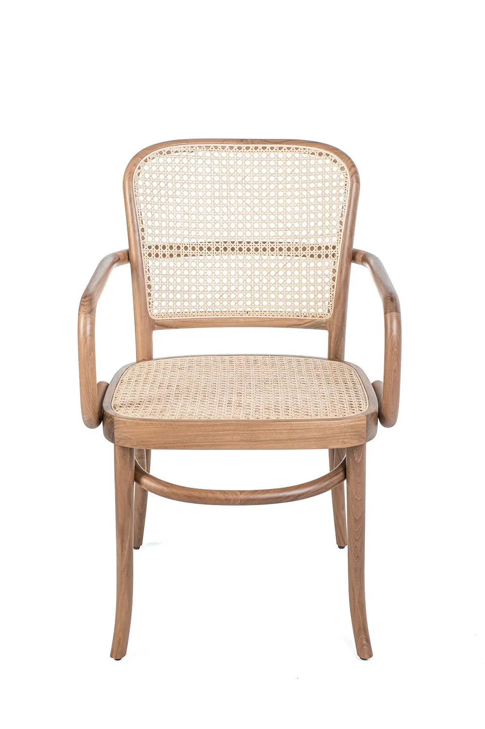 NAKAL Teak & Rattan Dining Chair | Boho Elegant Seating