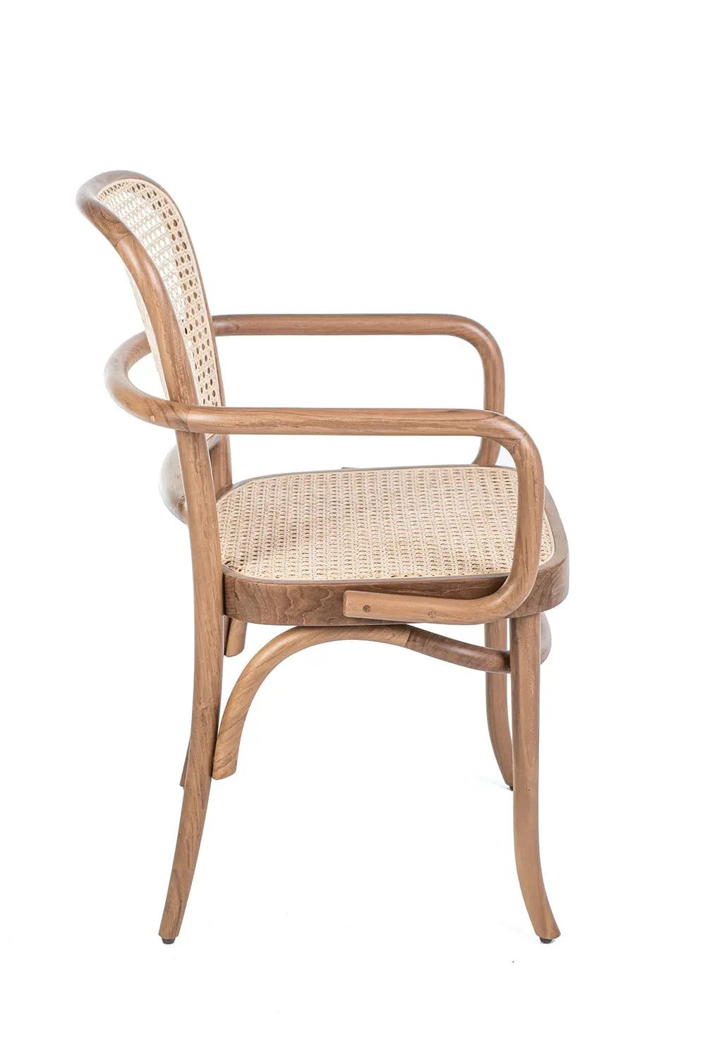 NAKAL Teak & Rattan Dining Chair | Boho Elegant Seating