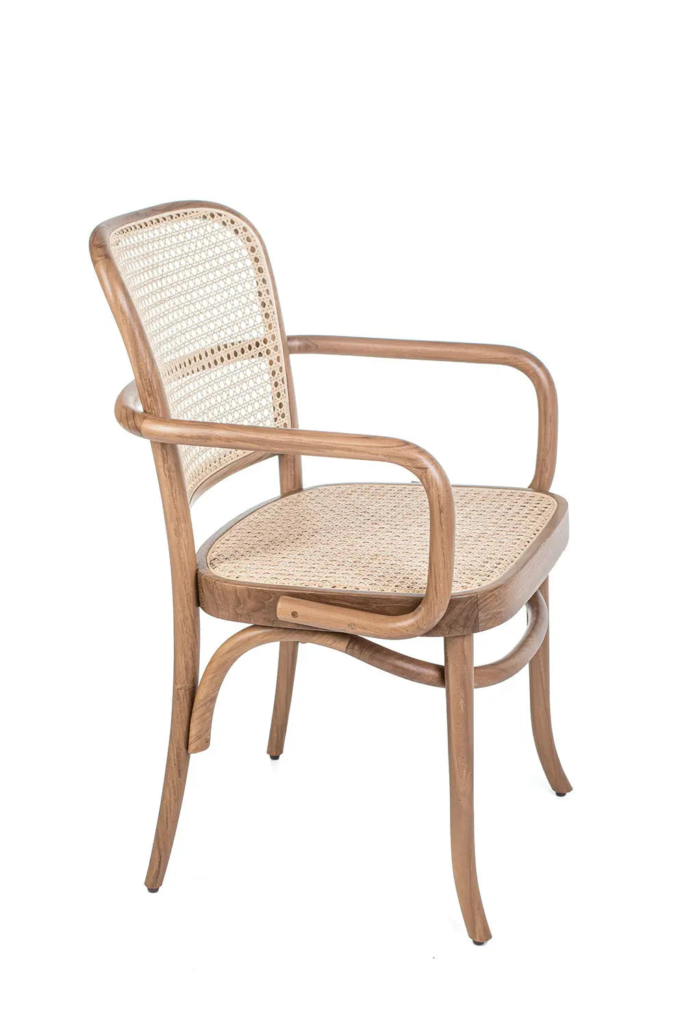 NAKAL Teak & Rattan Dining Chair | Boho Elegant Seating