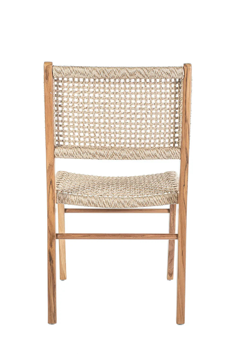 JAMY Teak & Rope Dining Chair | Boho Elegant Seating