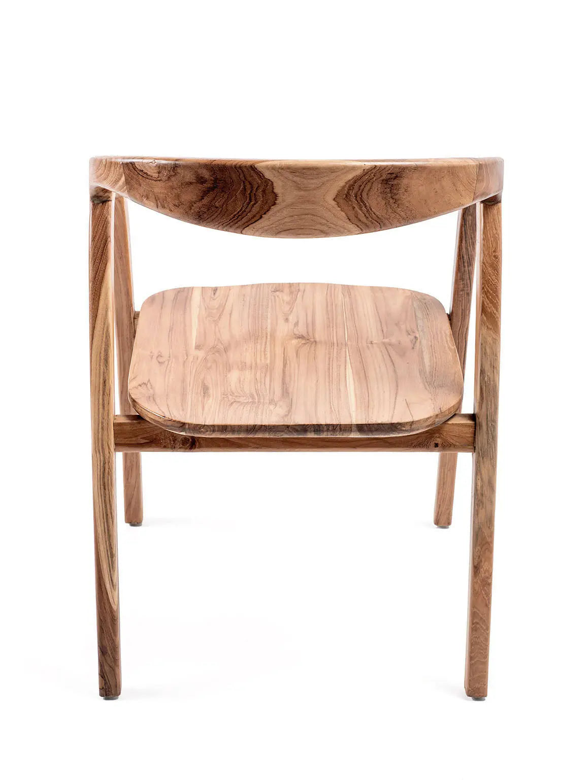 NAXOS Dining Chair | Minimalist Exotic Wood Seat