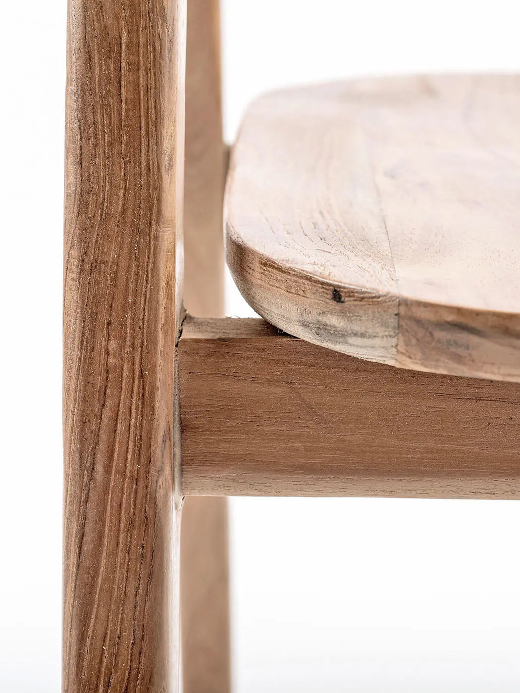 NAXOS Dining Chair | Minimalist Exotic Wood Seat