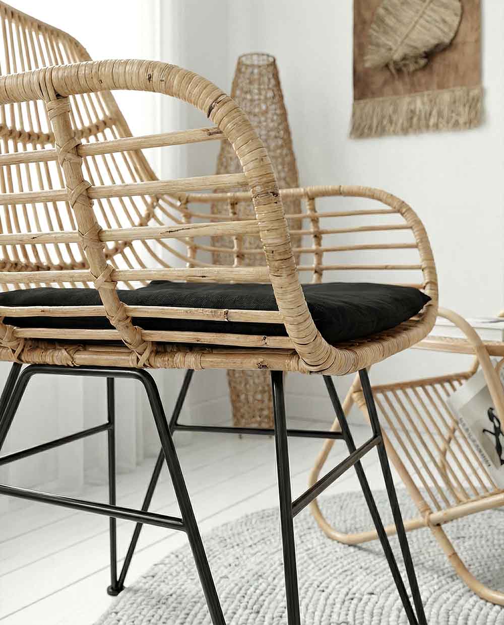 ANGELA Rattan Lounge Chair | Durable Boho Seating