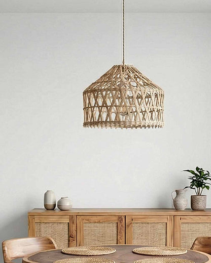 Pendant Lamp Rattan | LOVINA | Natural 45x30 cm Tangan Furniture