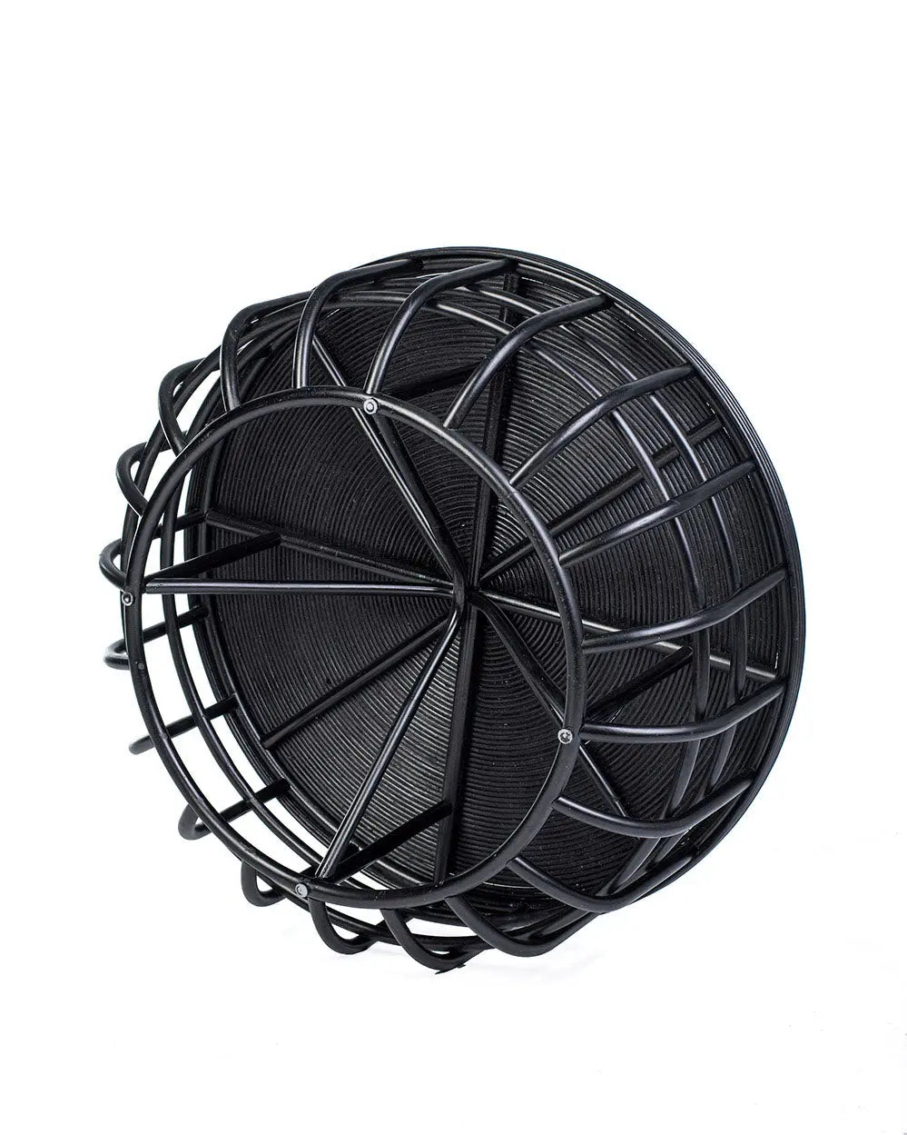 ANGLE Rattan Coffee Table Black 100 cm | Boho Living