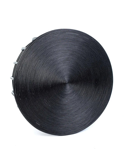 ANGLE Rattan Coffee Table Black 100 cm | Boho Living