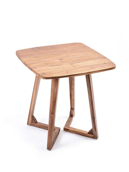 NONA Teak Coffee Table 55 cm | Handcrafted Elegant Table