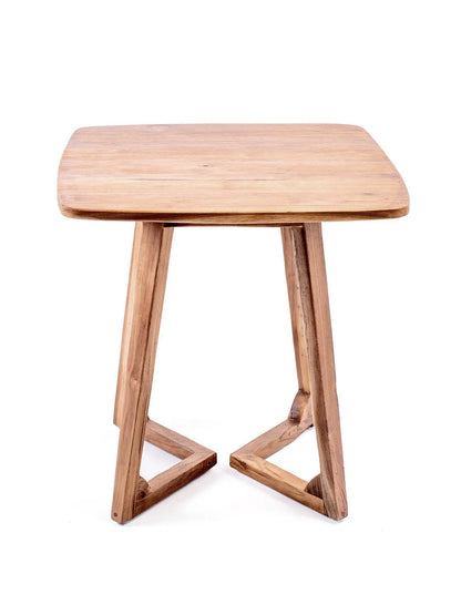 NONA Teak Coffee Table 55 cm | Handcrafted Elegant Table